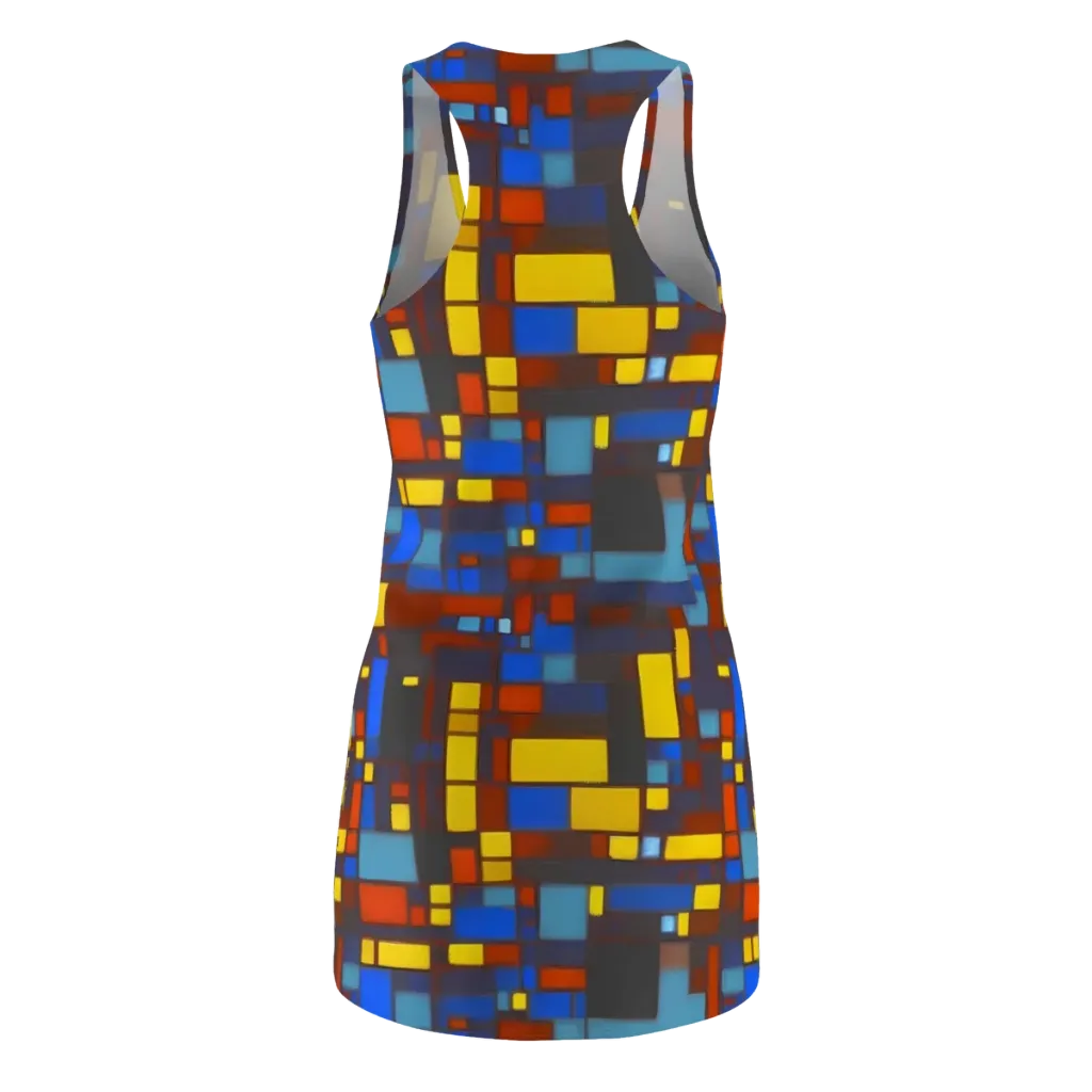 Solar Circuit on Racerback Dress — Back