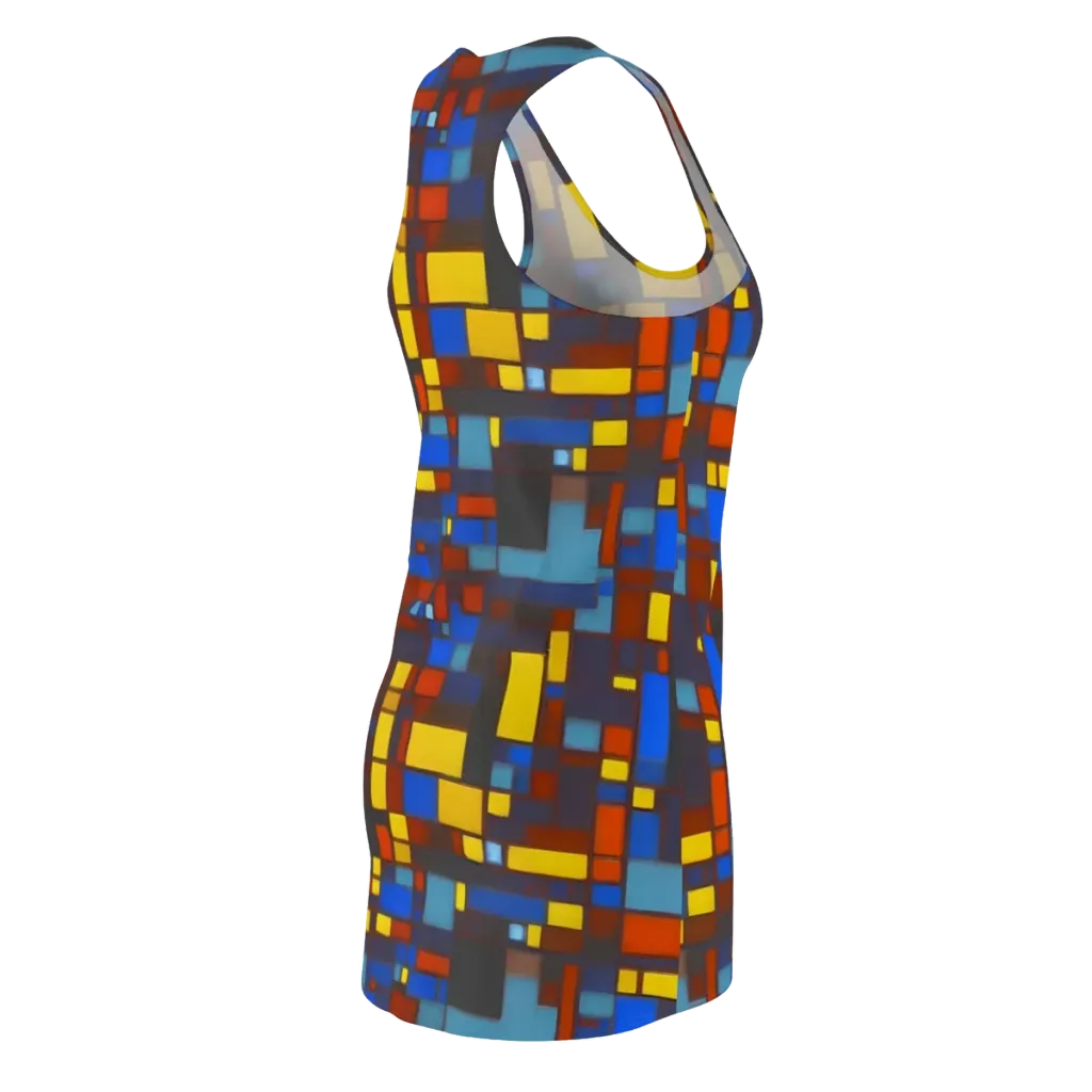 Solar Circuit on Racerback Dress — Back Side