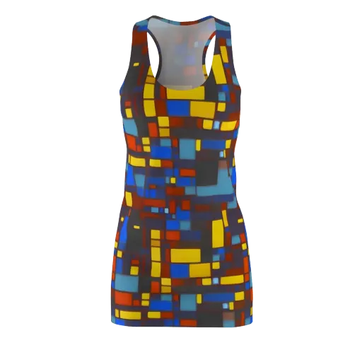 Solar Circuit on a Racerback Dress