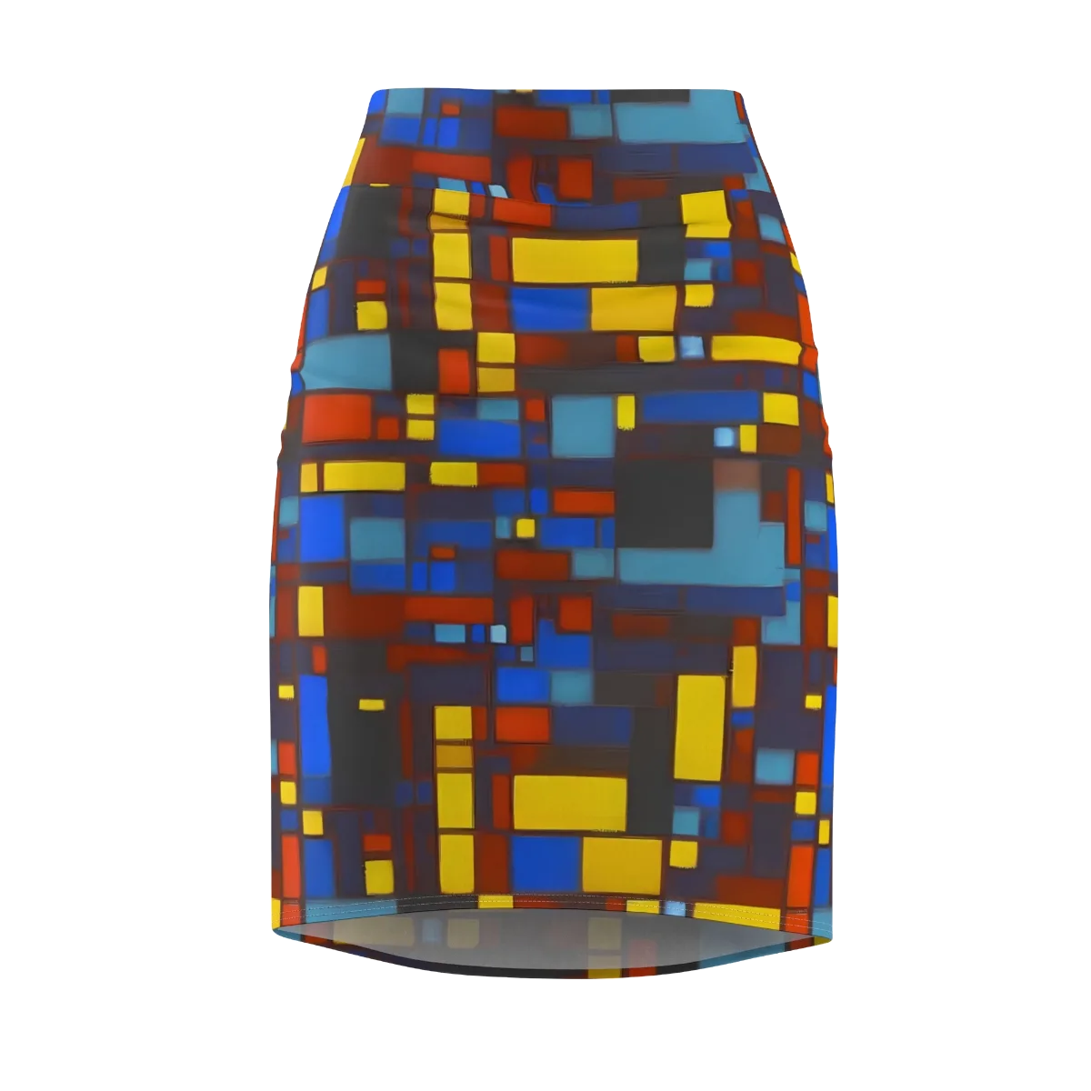 Solar Circuit on Pencil Skirt — Front