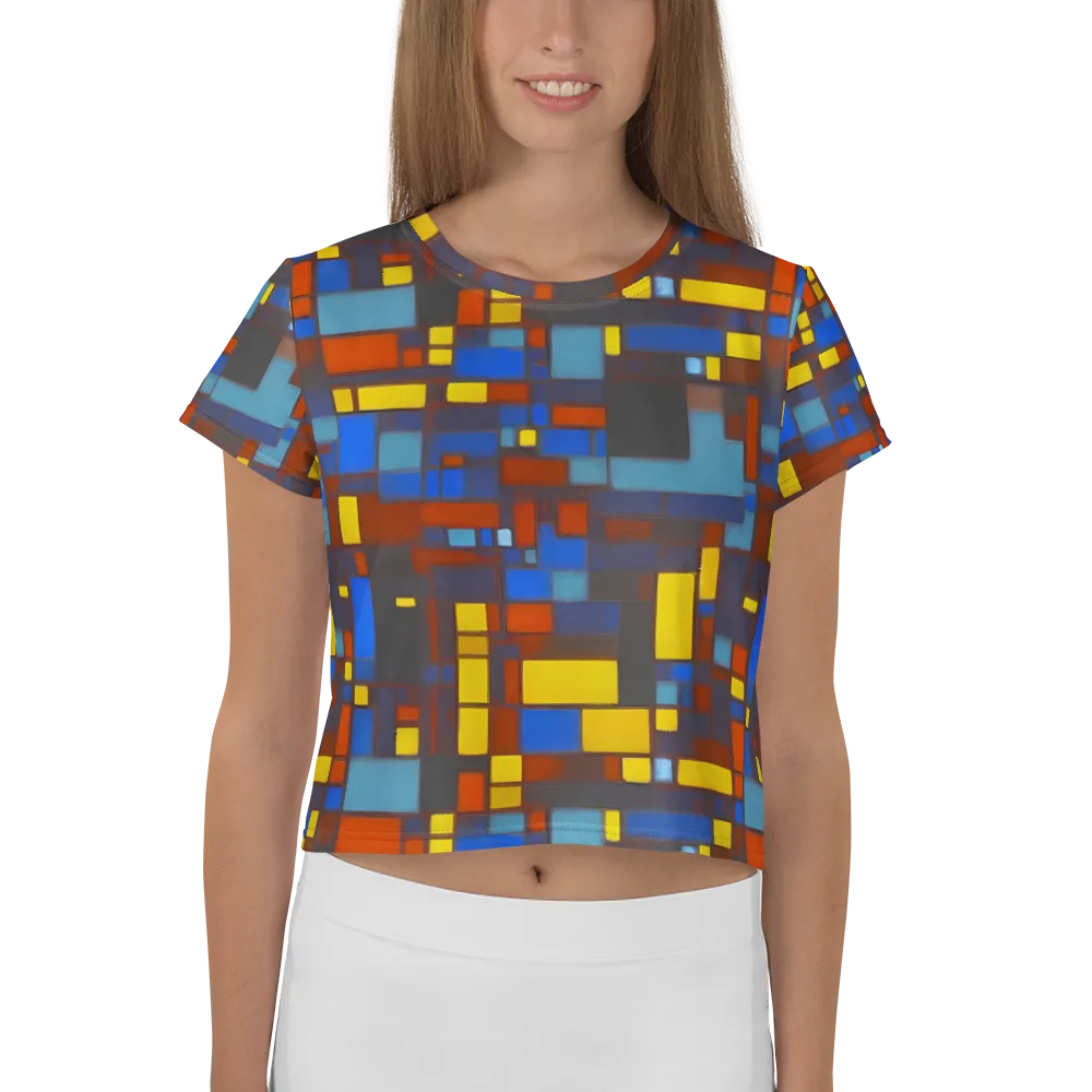 Solar Circuit on Crop Tee — Front