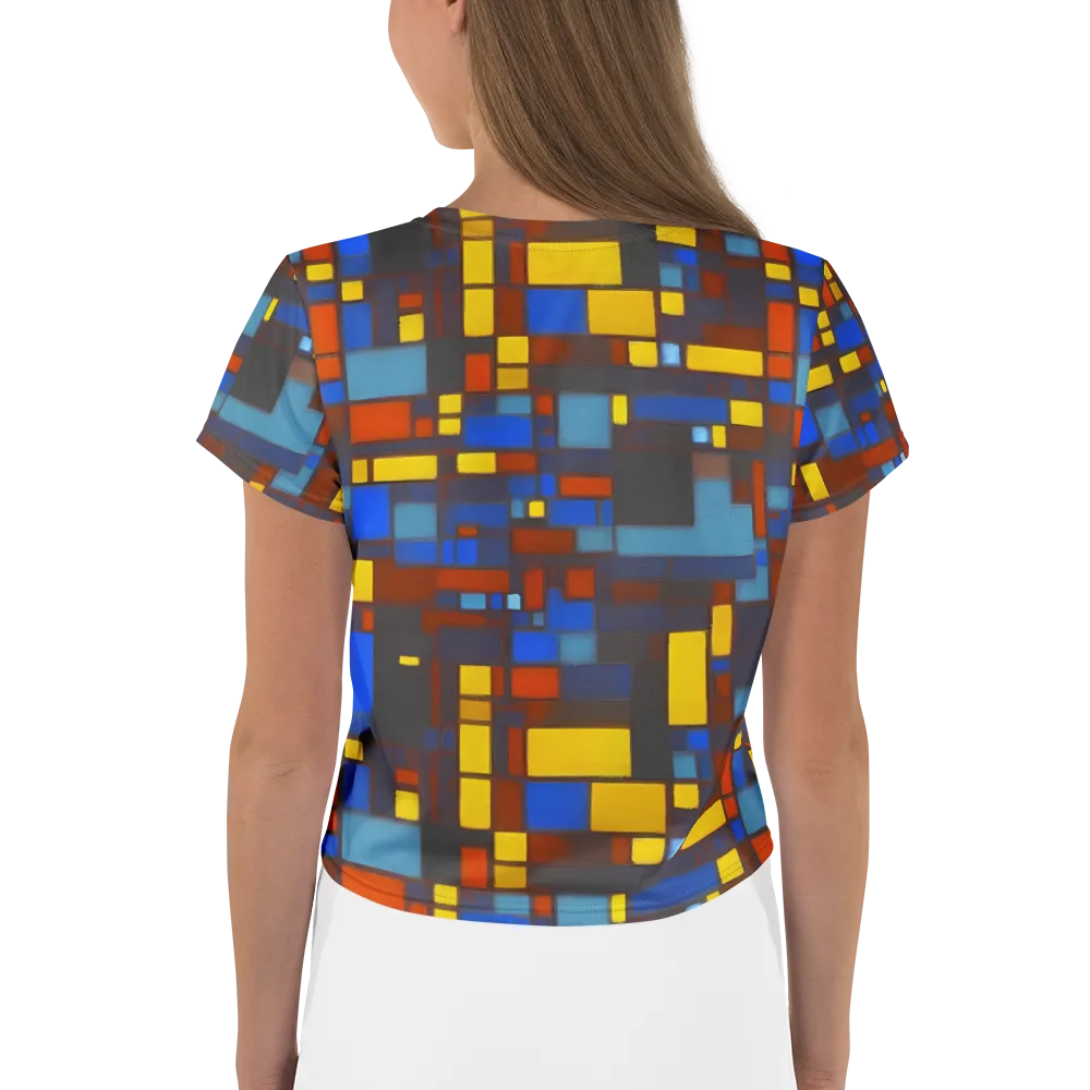 Solar Circuit on Crop Tee — Back