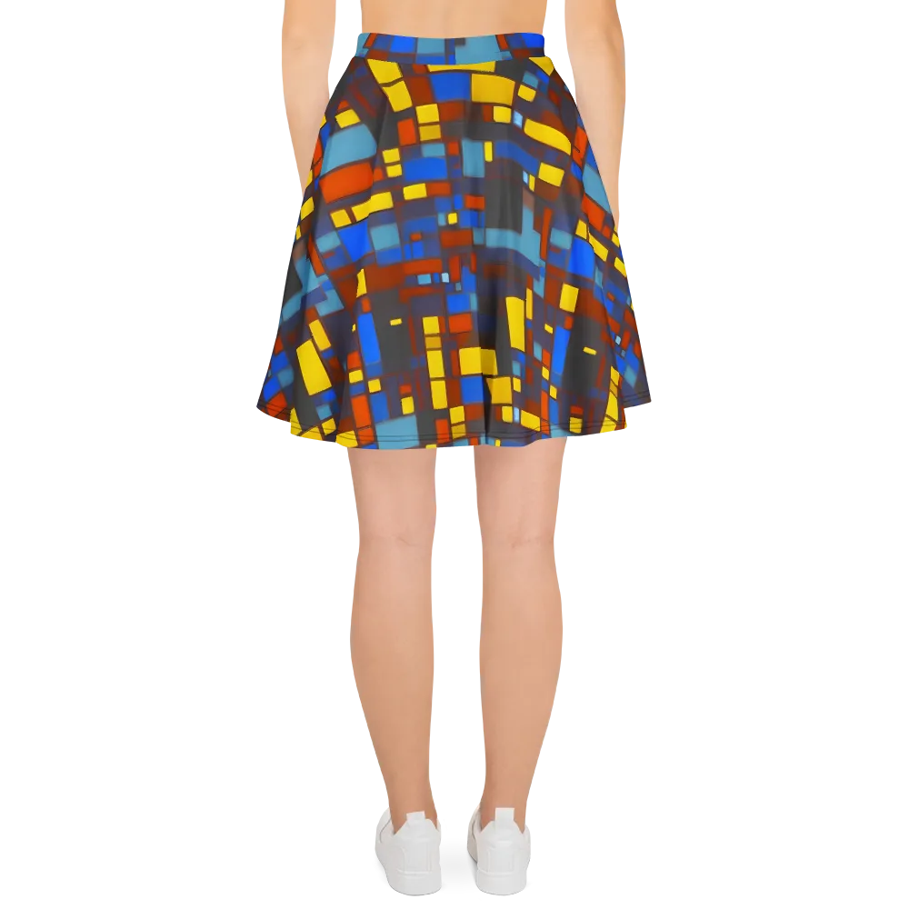 Solar Circuit on Skater Skirt — Back