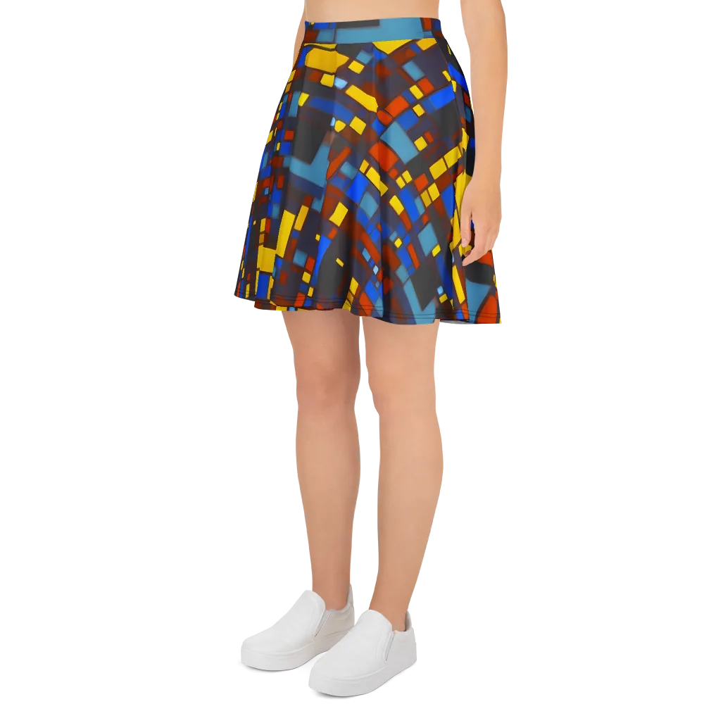 Solar Circuit on Skater Skirt — Left