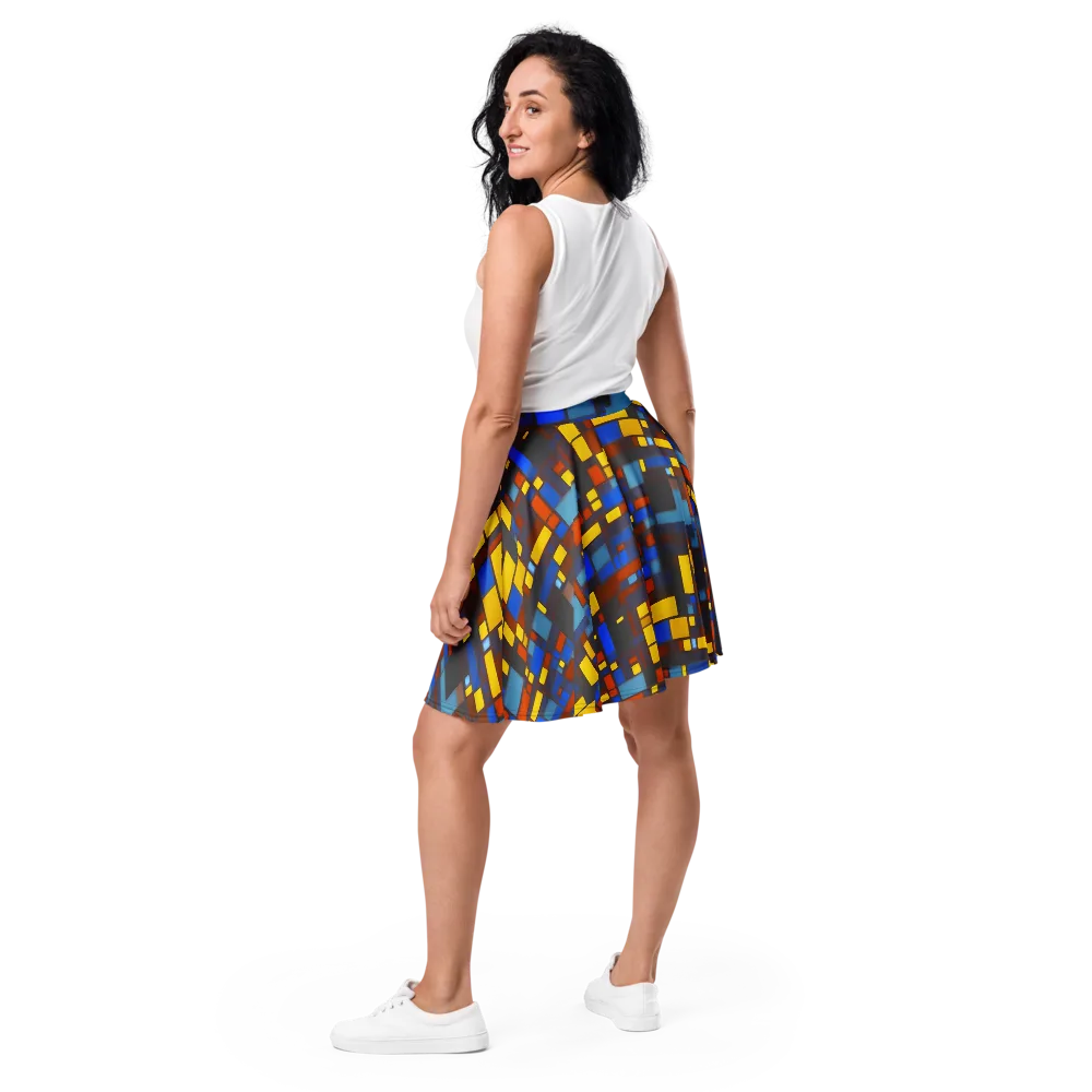 Solar Circuit on Skater Skirt — Back