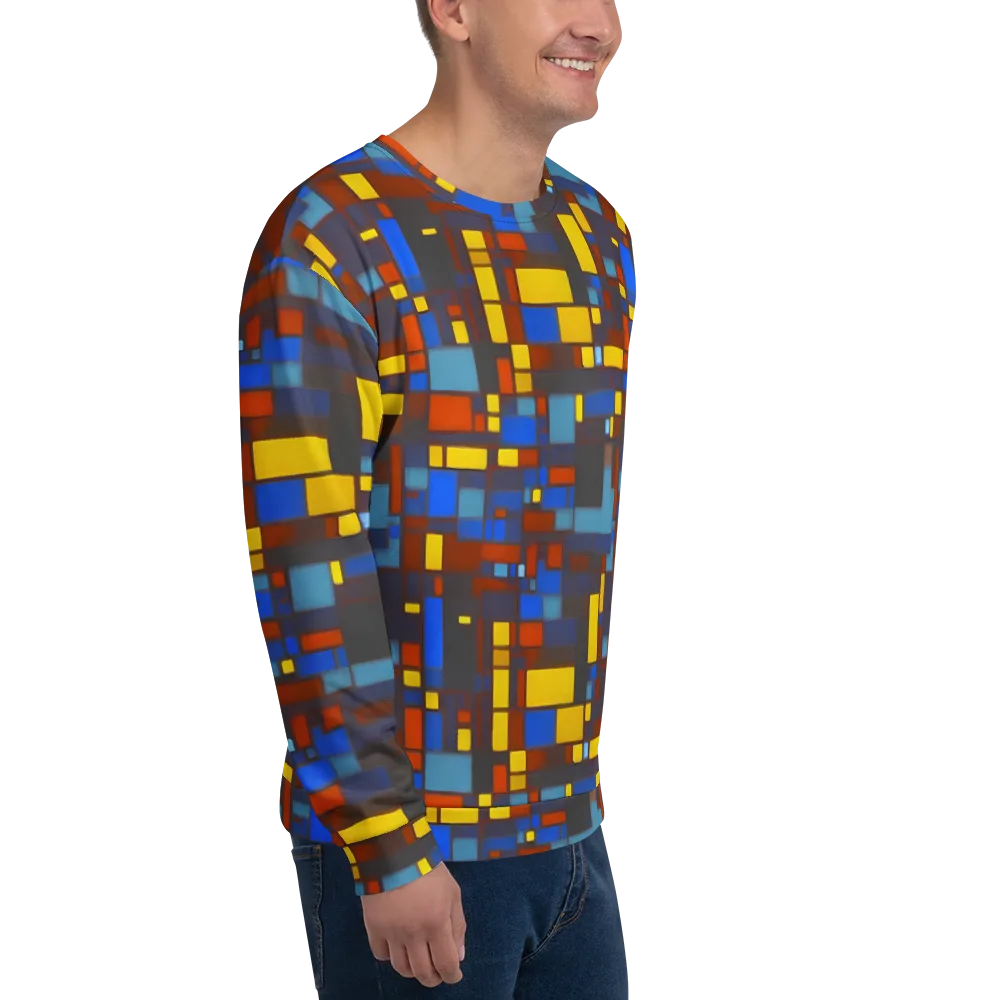 Solar Circuit on Sweatshirt — Right Front