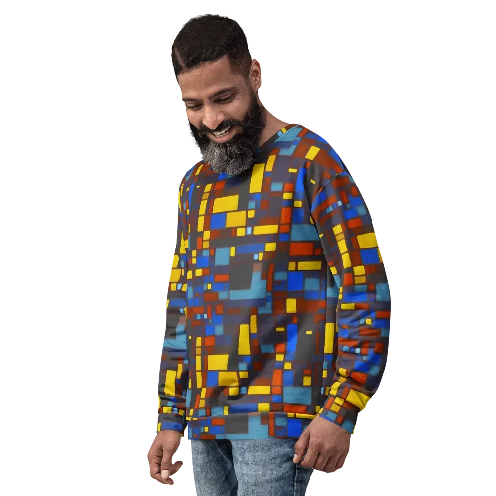 Solar Circuit on Sweatshirt — Left Front
