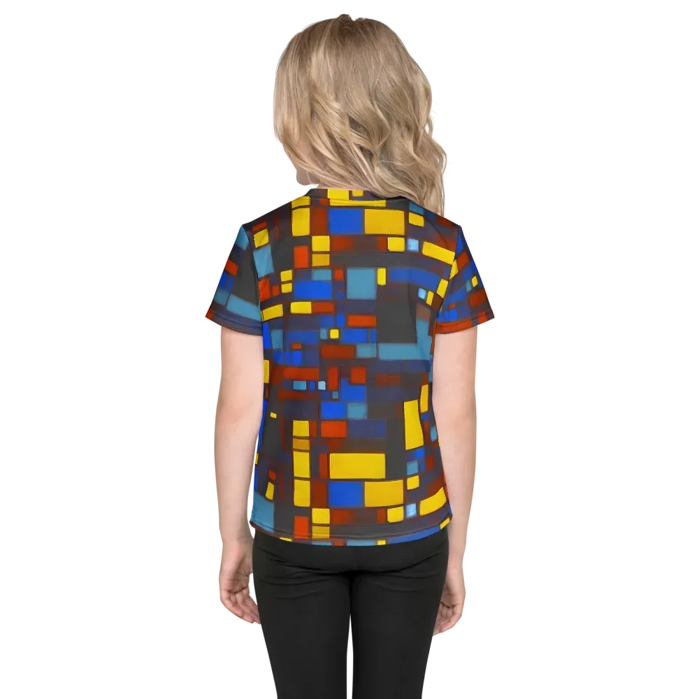 Solar Circuit on Kids Crew Neck T-Shirt — Back