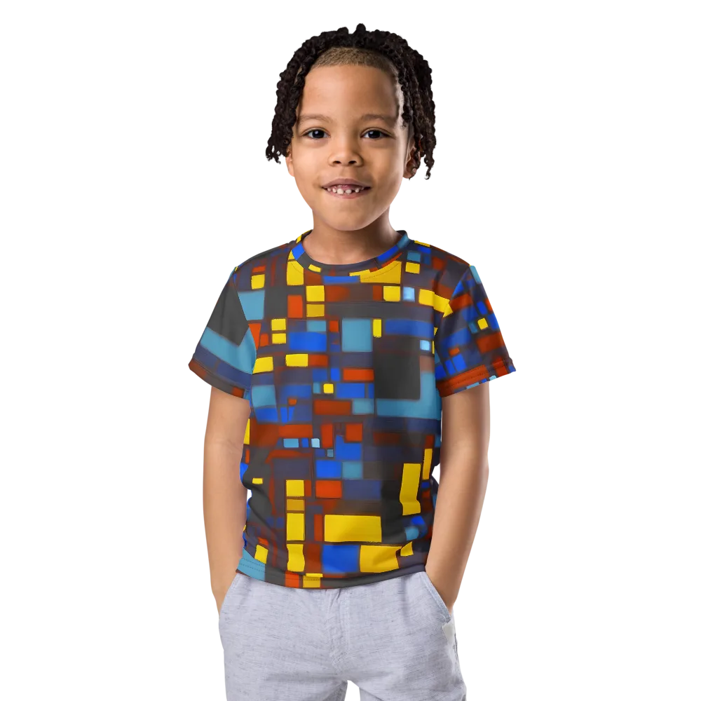 Solar Circuit on Kids Crew Neck T-Shirt — Front