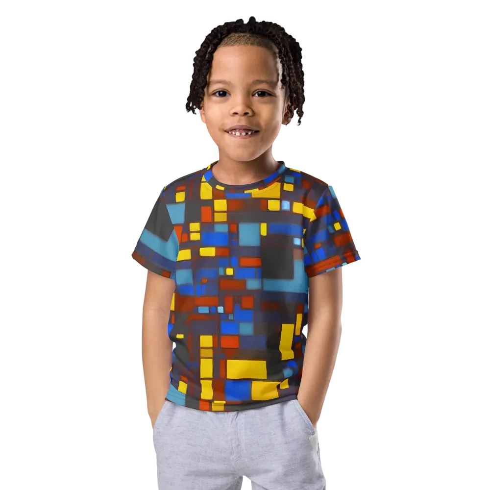 Solar Circuit on Kids Crew Neck T-Shirt — Front