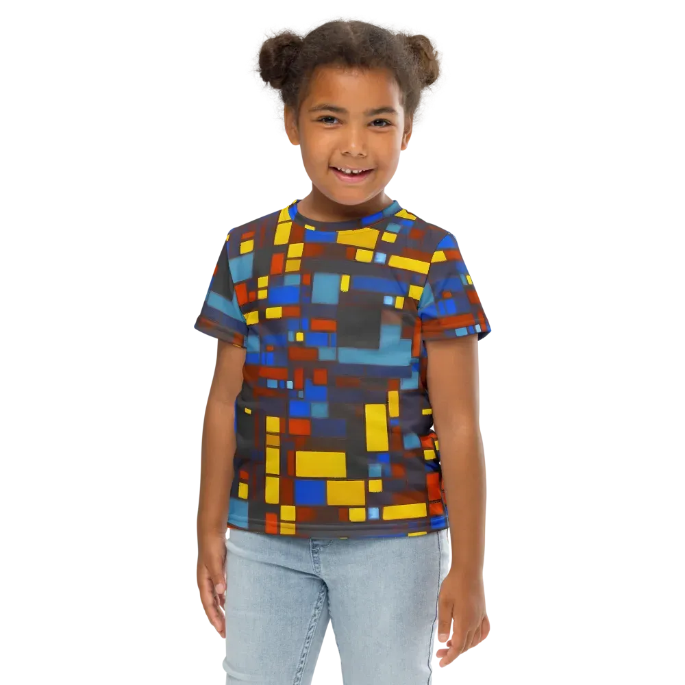 Solar Circuit on Kids Crew Neck T-Shirt — Front