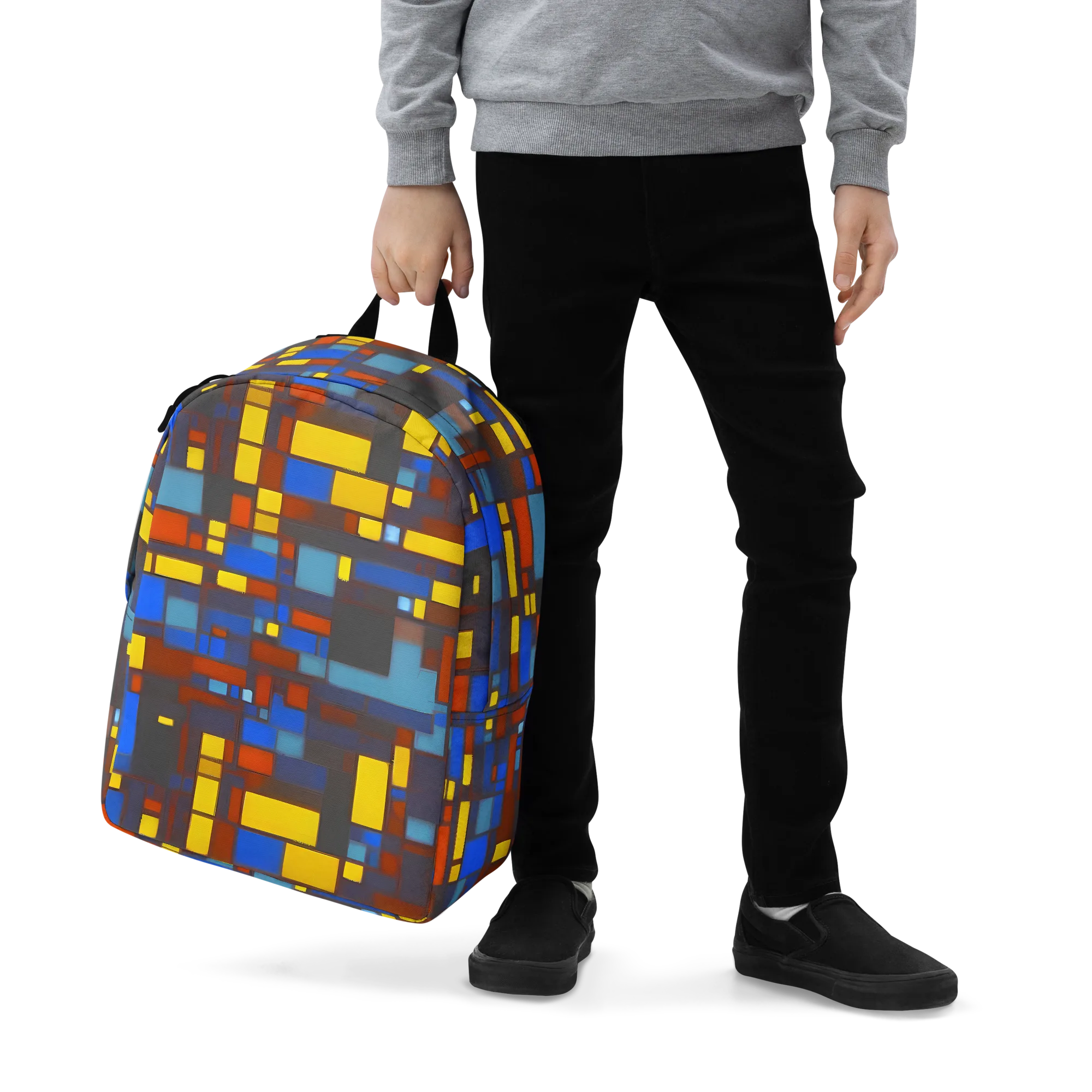 Solar Circuit on Minimalist Backpack — Zoomed-in