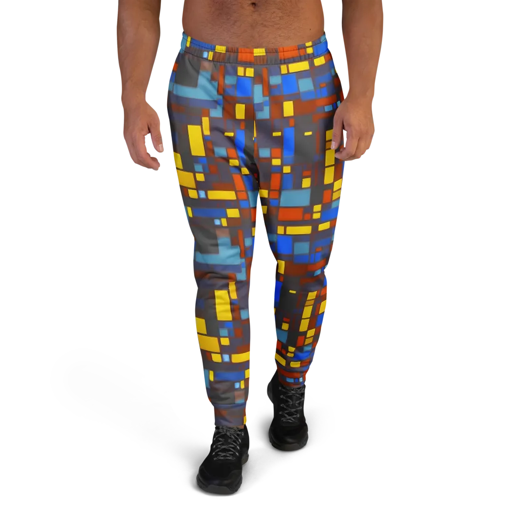 Solar Circuit on Men's Joggers — Front