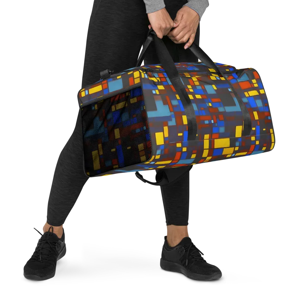 Solar Circuit on Duffle Bag — Right Front