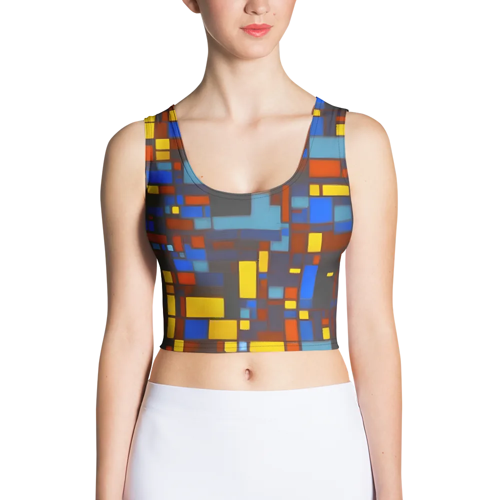 Solar Circuit on Crop Top — Front