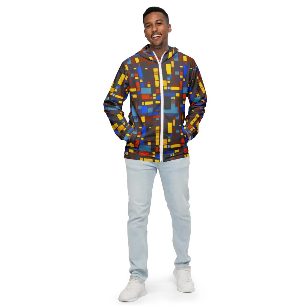 Solar Circuit on Men's Windbreaker — Front