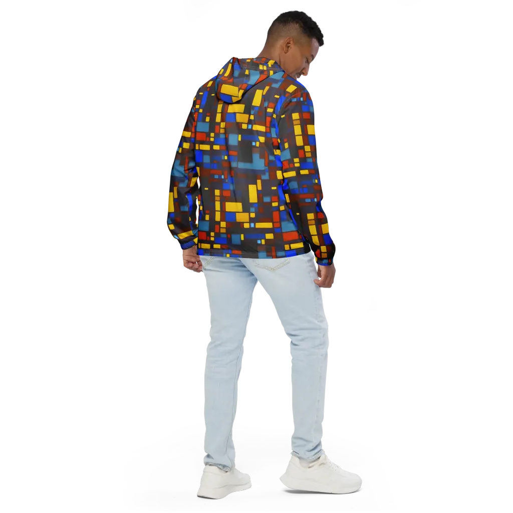 Solar Circuit on Men's Windbreaker — Back