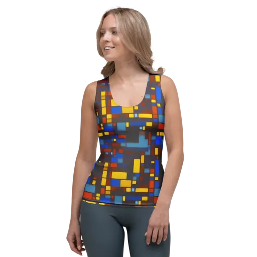 Solar Circuit on a Women's Tank Top