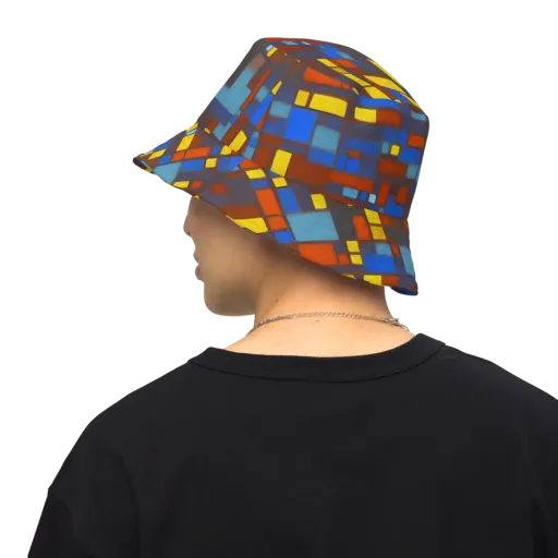 Solar Circuit on a Reversible Bucket Hat