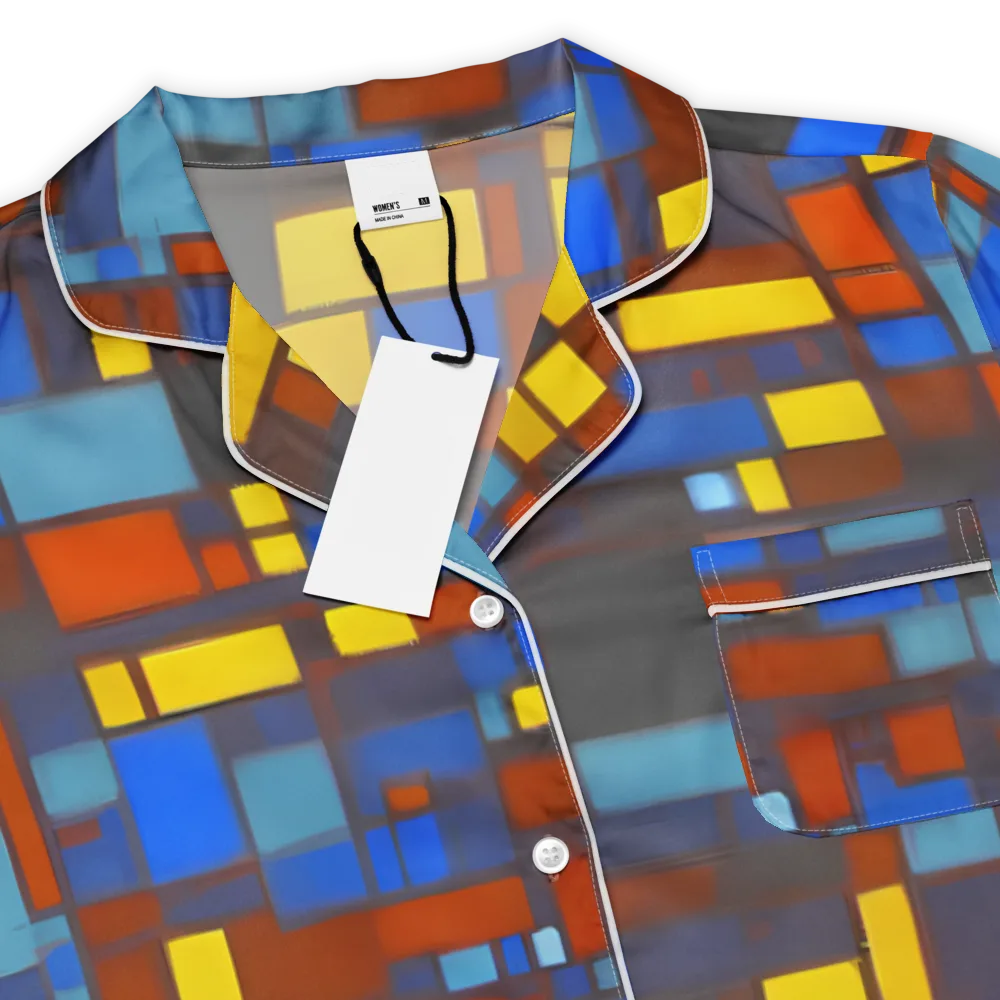 Solar Circuit on Women's Short Sleeve Pajama Top — Product details