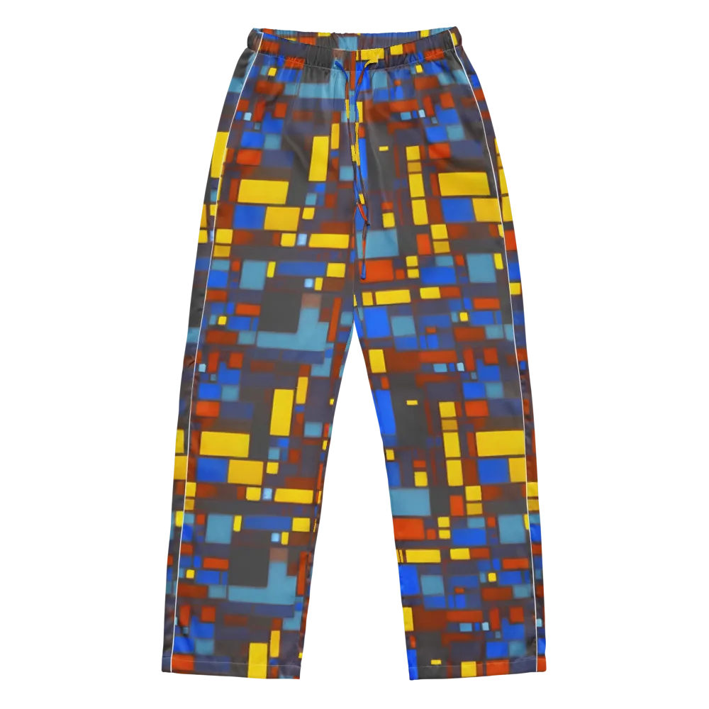 Solar Circuit on Women's Pajama Pants — Front