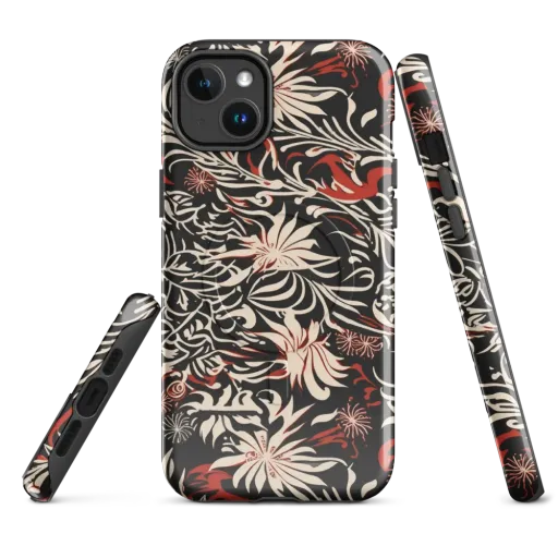 Crimson Herbarium on a MagSafe Tough Case for iPhone®