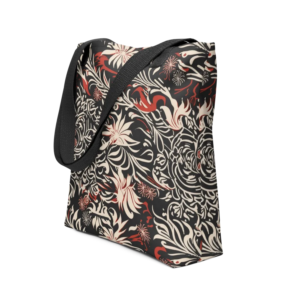 Crimson Herbarium on Tote Bag — Front