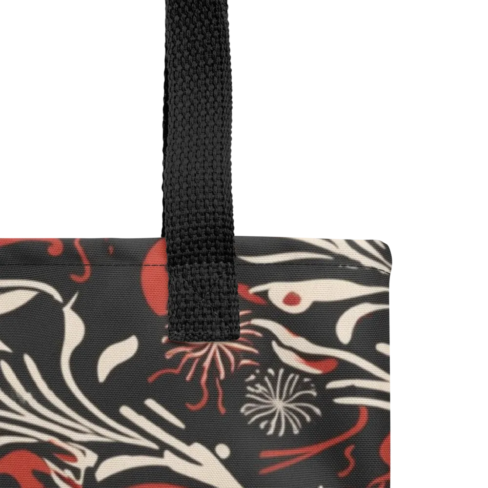 Crimson Herbarium on Tote Bag — Product details