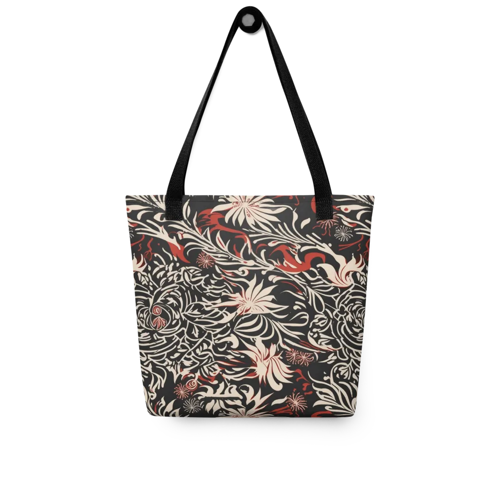 Crimson Herbarium on Tote Bag — Front