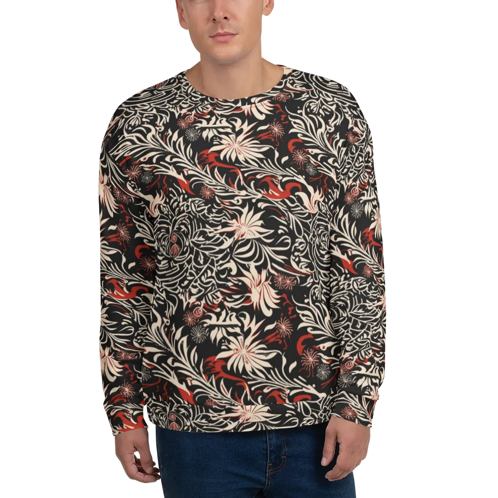 Crimson Herbarium on Sweatshirt — Front