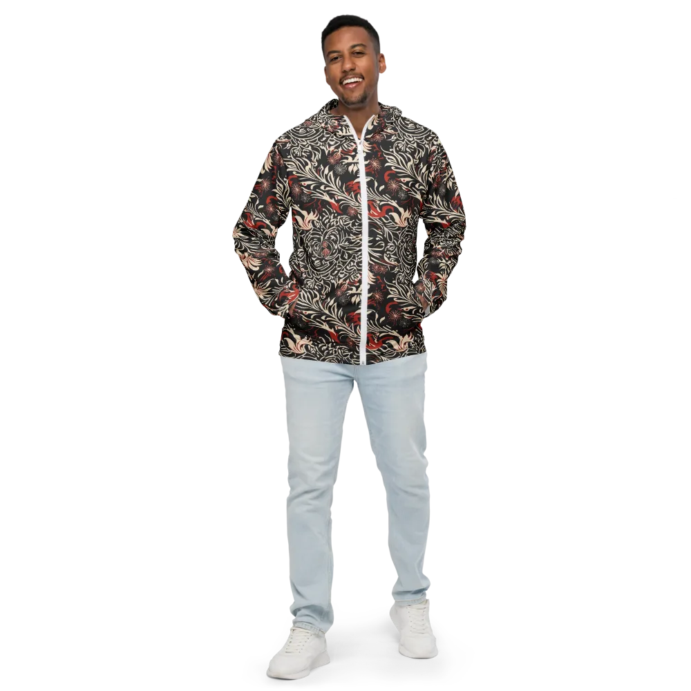 Crimson Herbarium on Men's Windbreaker — Front