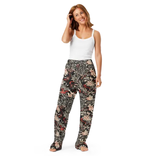 Crimson Herbarium on a Women's Pajama Pants