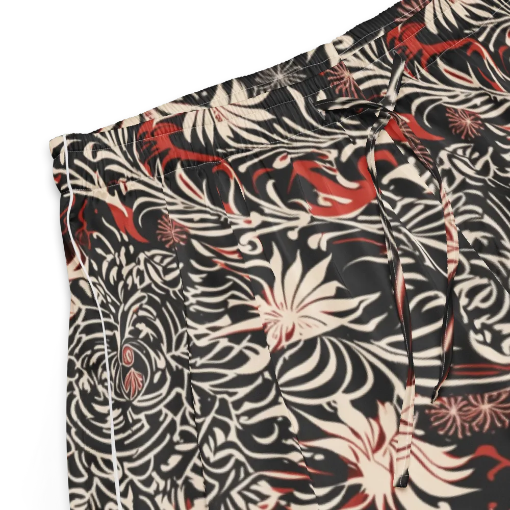 Crimson Herbarium on Women's Pajama Shorts — Product details
