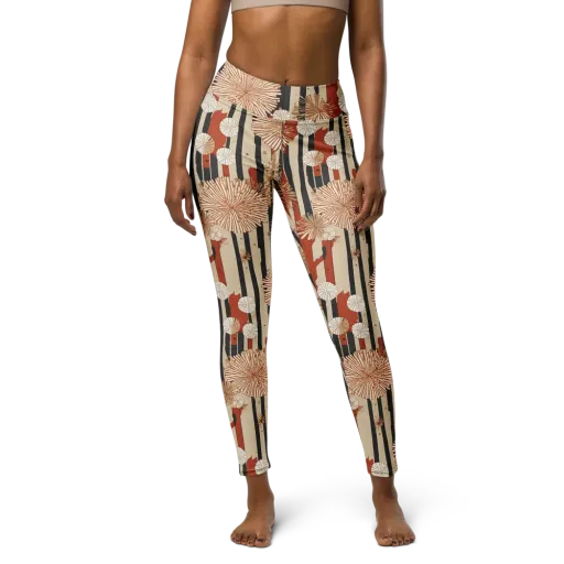 Dandelion Parade on a Yoga Leggings