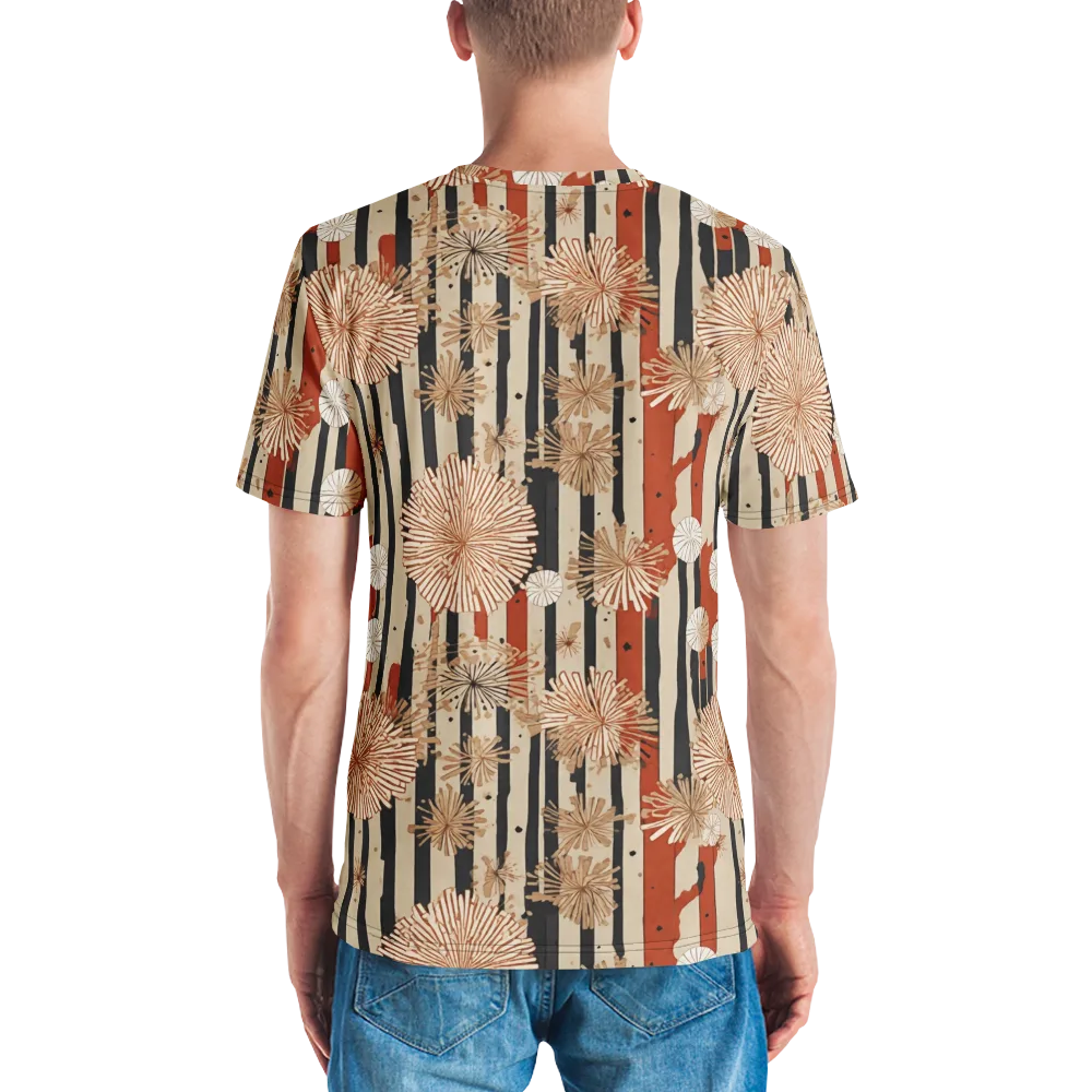 Dandelion Parade on Men's Crew Neck T-Shirt — Back