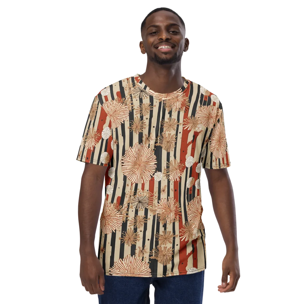 Dandelion Parade on Men's Crew Neck T-Shirt — Front