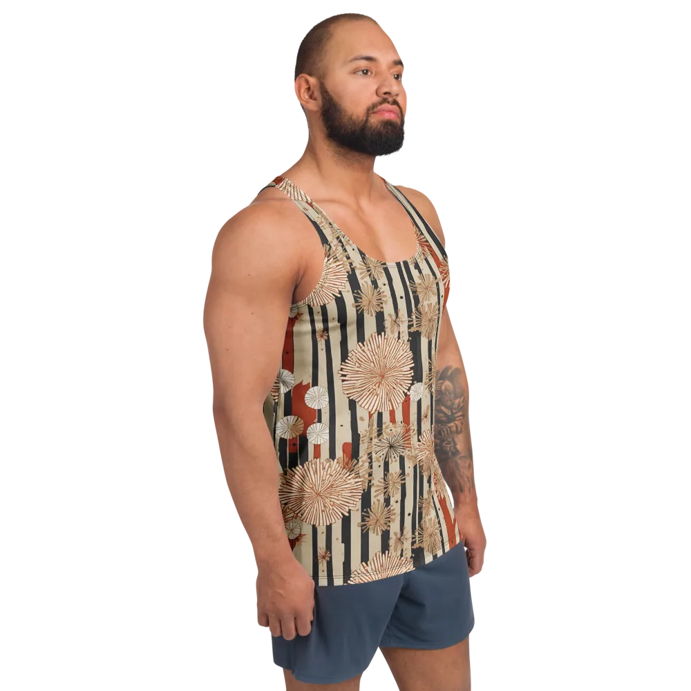 Dandelion Parade on Men's Tank Top — Right Front