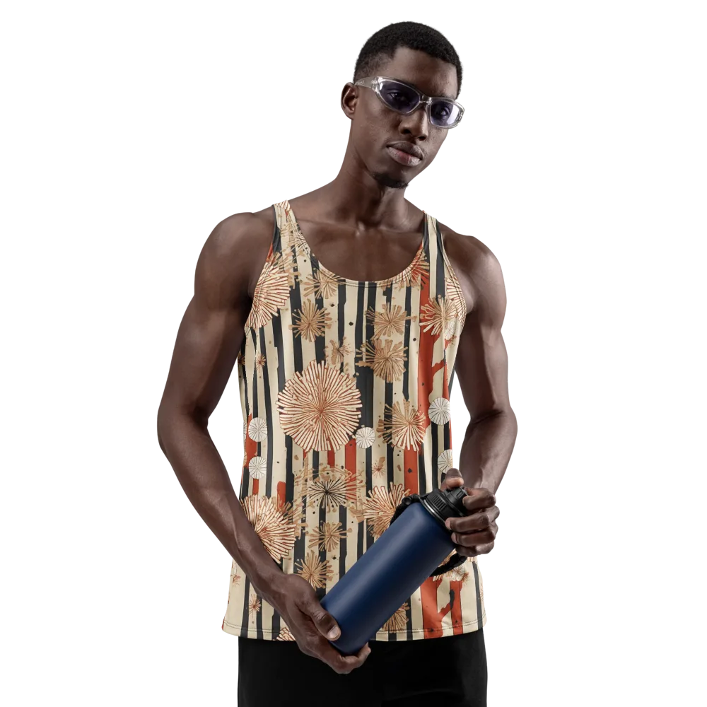 Dandelion Parade on Men's Tank Top — Front