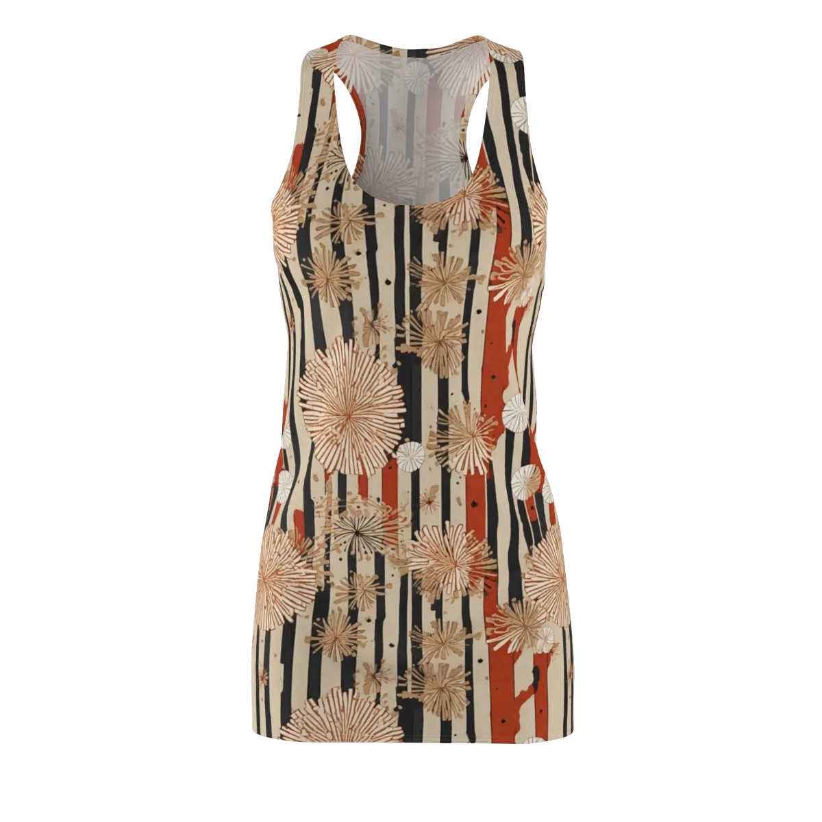 Dandelion Parade on Racerback Dress — Front