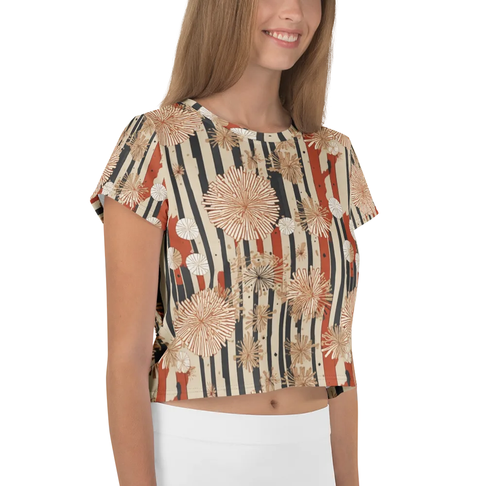 Dandelion Parade on Crop Tee — Right