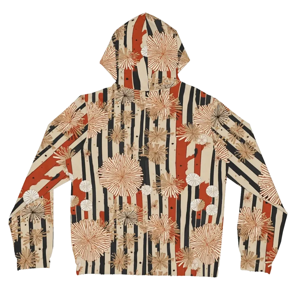 Dandelion Parade on Women's Full-Zip Hoodie — Back