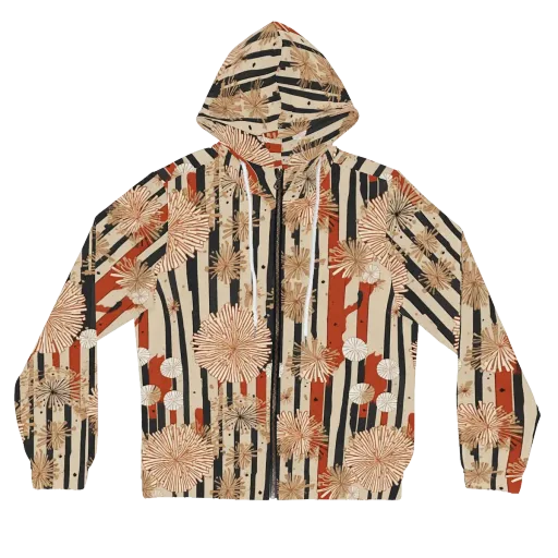 Dandelion Parade on a Women's Full-Zip Hoodie