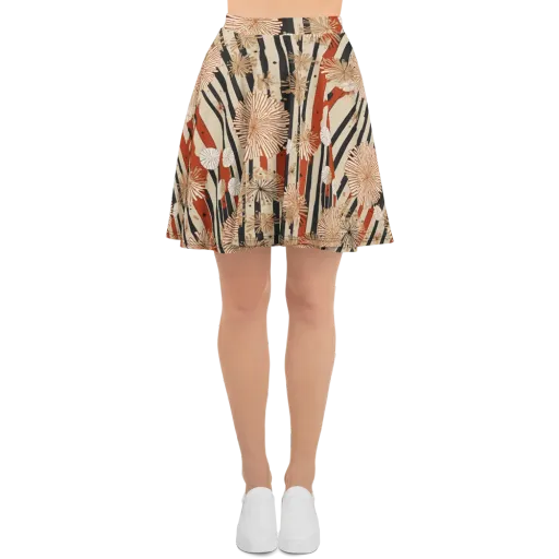 Dandelion Parade on a Skater Skirt