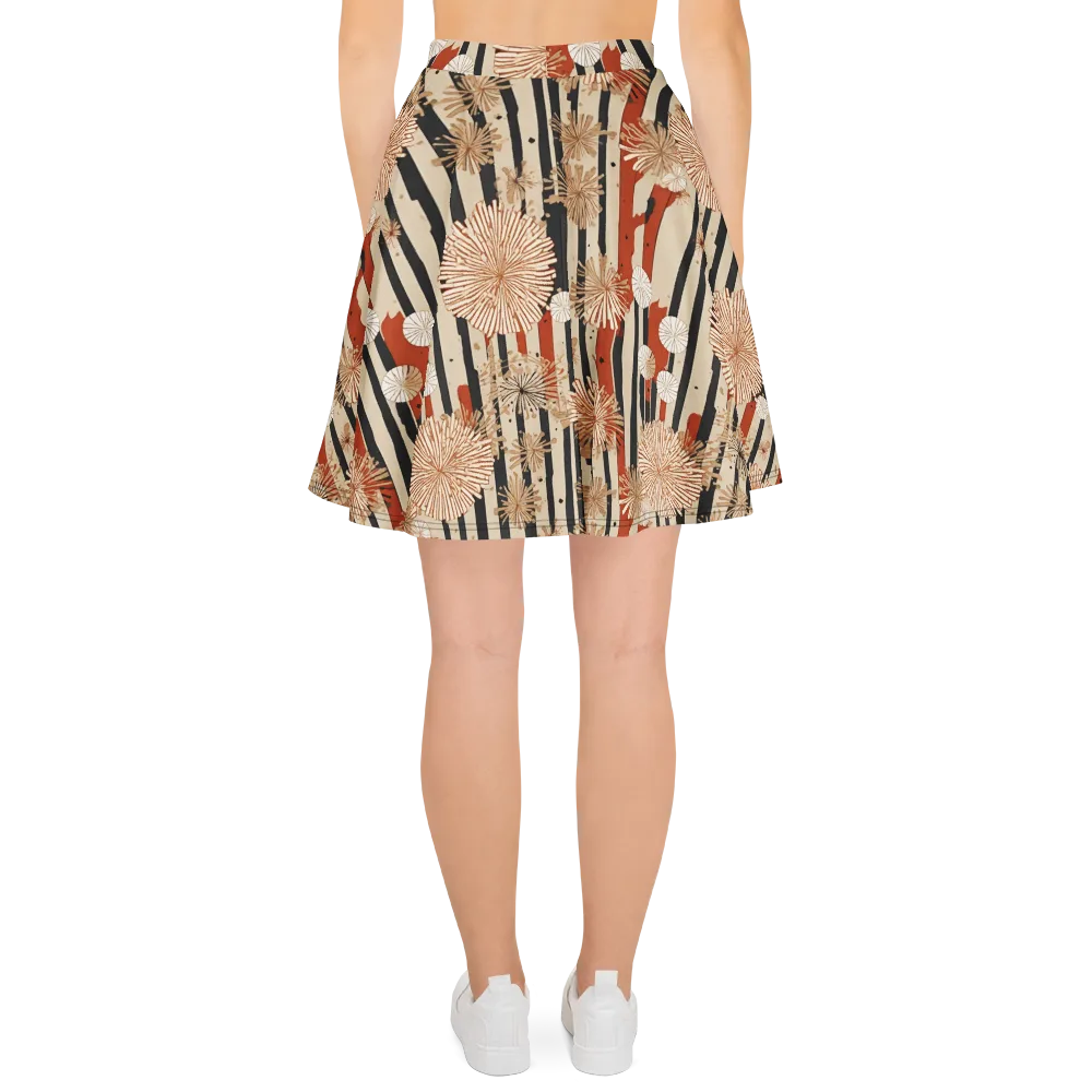 Dandelion Parade on Skater Skirt — Back