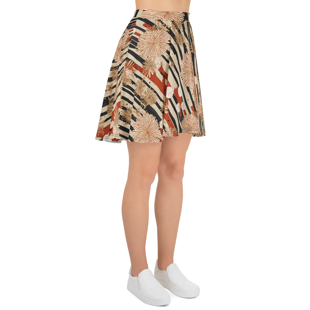 Dandelion Parade on Skater Skirt — Right