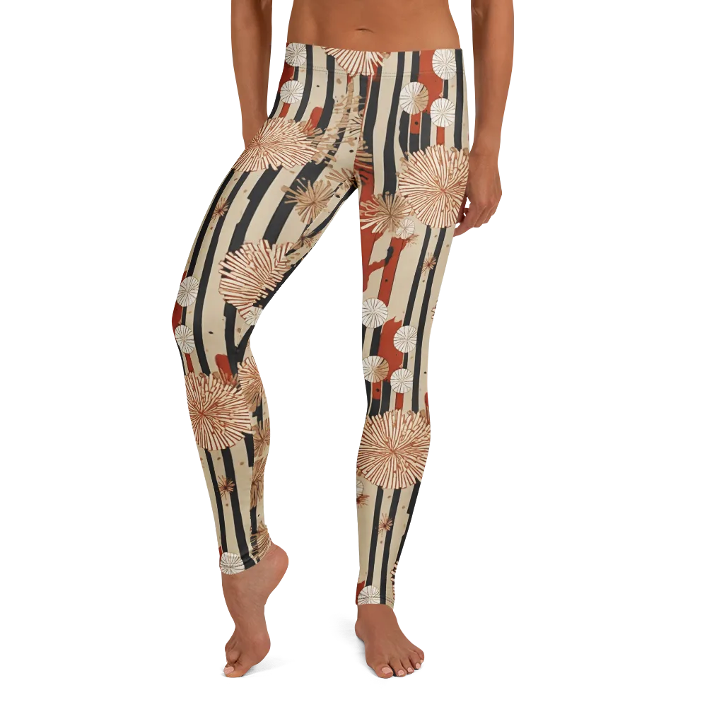 Dandelion Parade on Leggings — Front