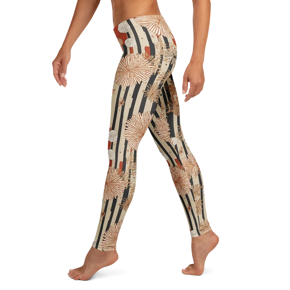 Dandelion Parade on Leggings — Left