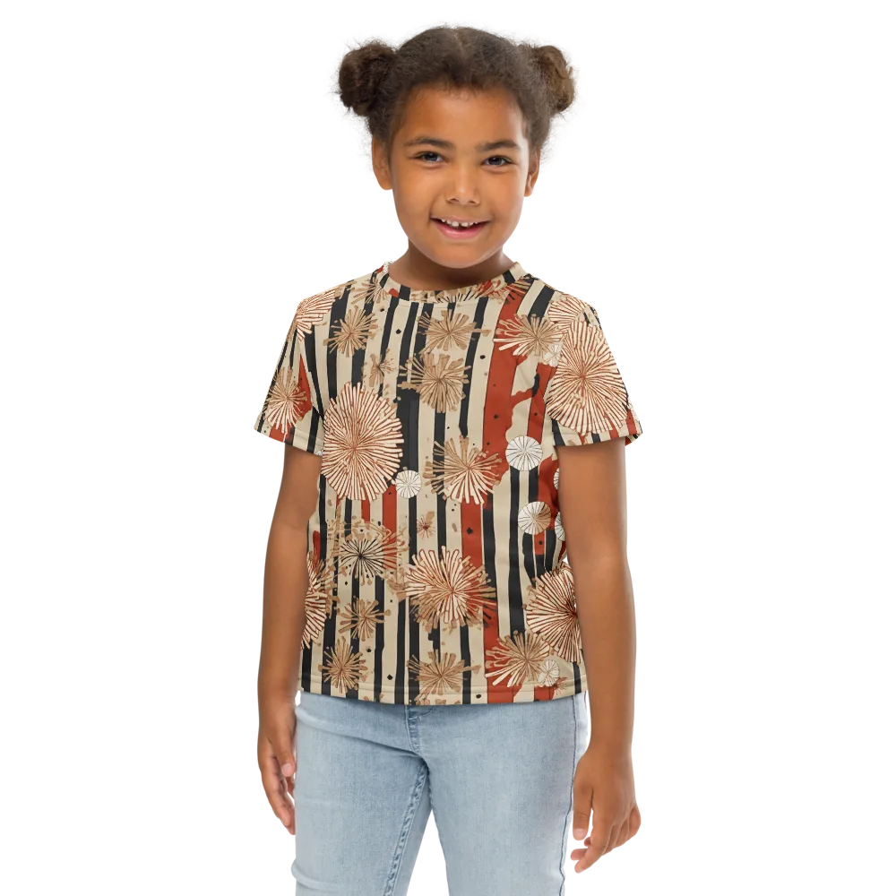 Dandelion Parade on Kids Crew Neck T-Shirt — Front