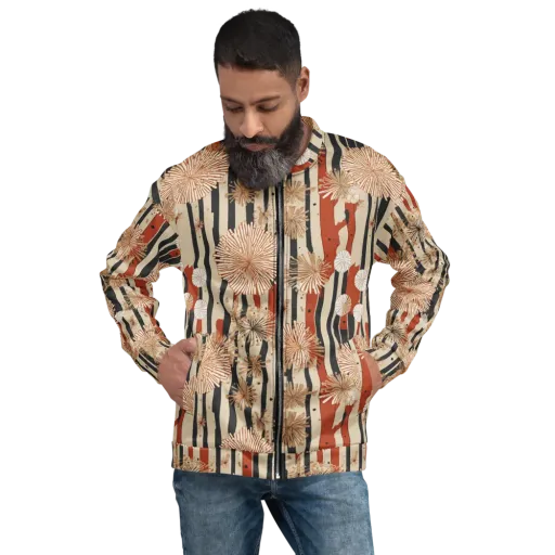Dandelion Parade on a Bomber Jacket