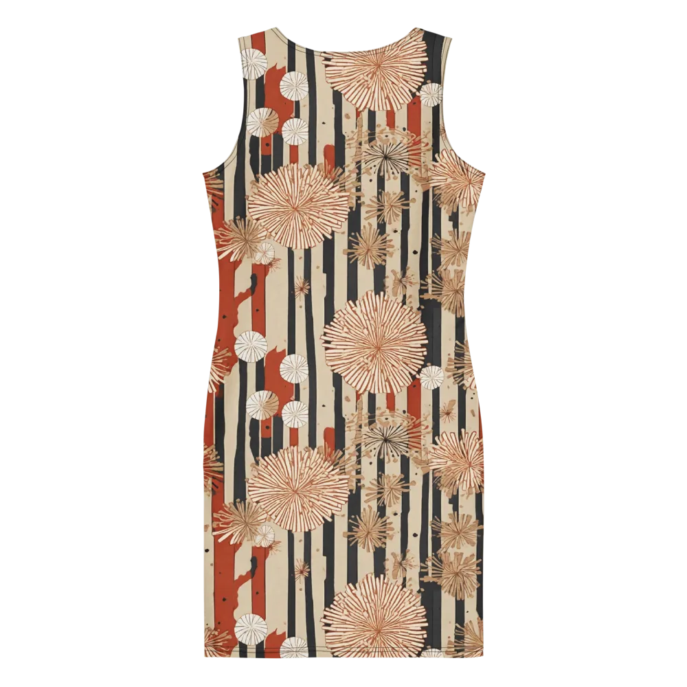 Dandelion Parade on Bodycon Dress — Back